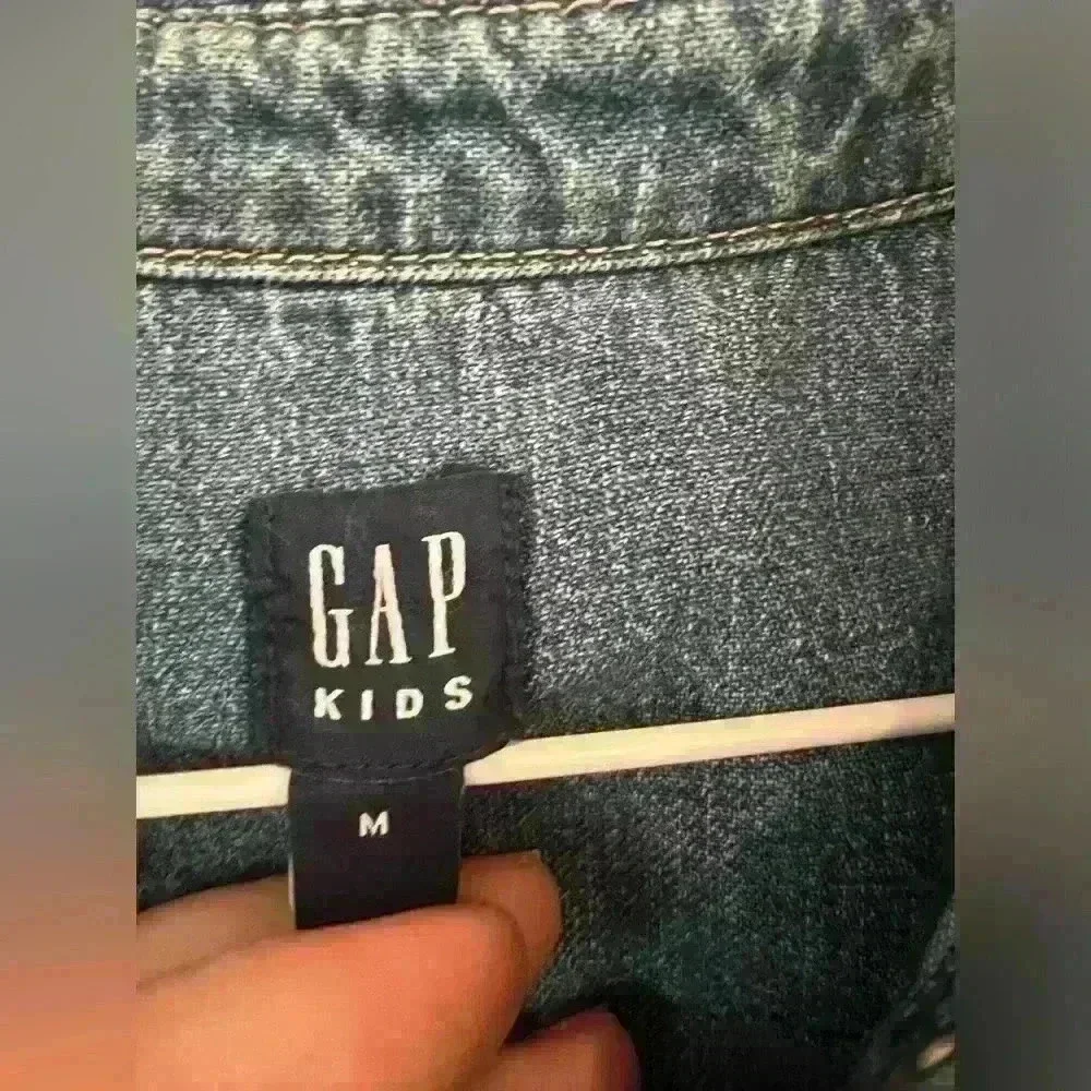 GAP Kids- Girl’s Long Sleeve Denim Dress- Size Medium Size 8- NWT